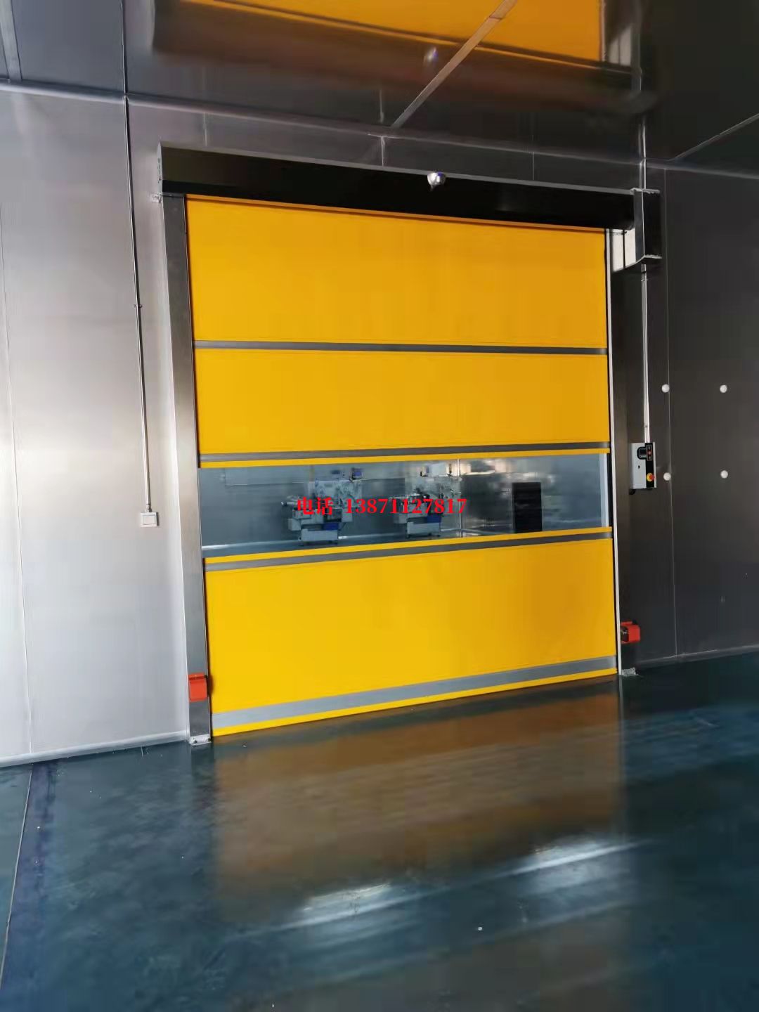 大门铝艺密闭气压卷帘门